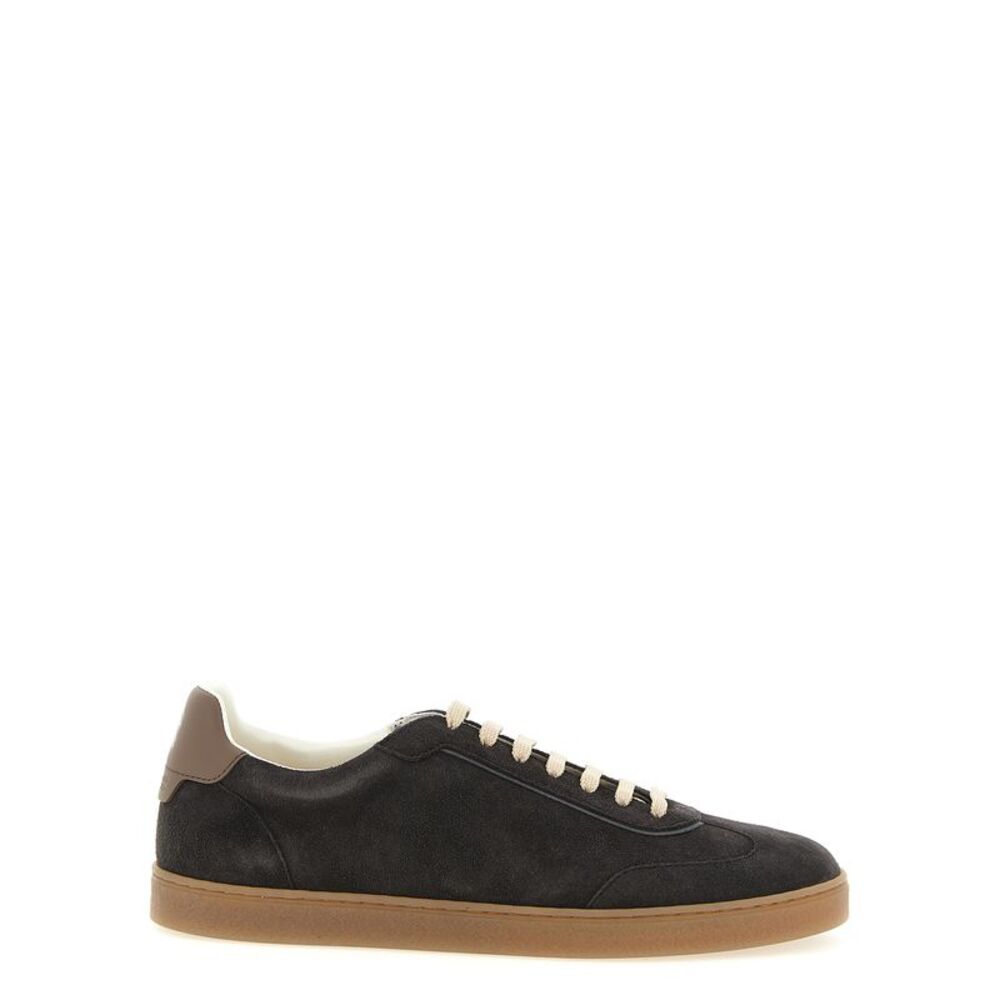 Brunello Cucinelli Men Suede Sneakers